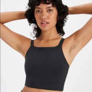 Girlfriend Collective Mia Bra Top Black Medium